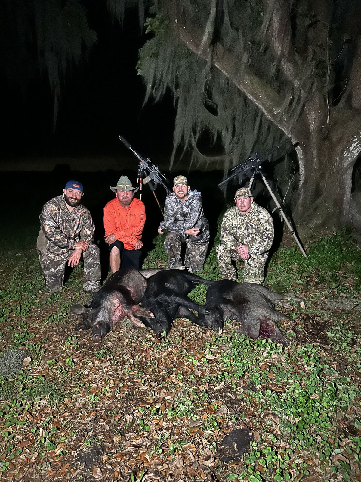 Group hog harvest